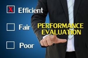 Performance evaluation for human resources concept