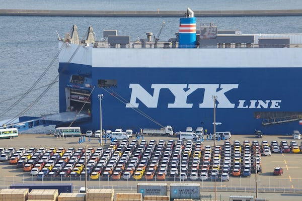 Japanese Cars AT PORT